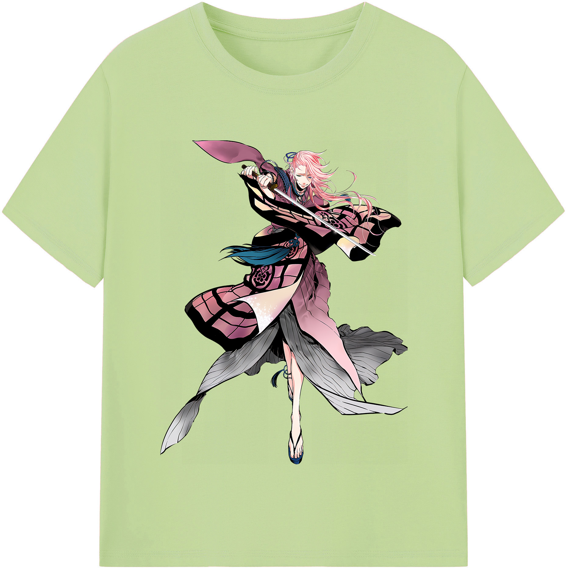 （画像用） 刀剣乱舞 Touken Ranbu 綿100％半袖Tシャツ（フロントプリント）